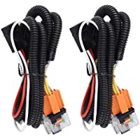 EVGATSAUTO Relé de arnés de bocina- kit de relé de arnés de cableado de bocina de 12V apto para bocinas de montaje en…
